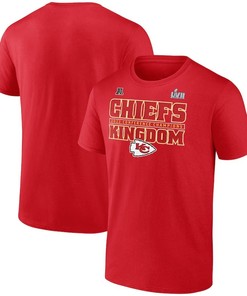 Kansas City Chiefs 2022 AFC Champions Team Slogan T-Shirt - Red
