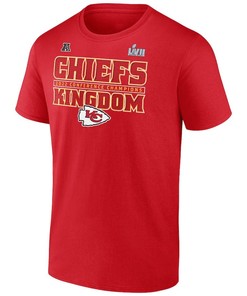 Kansas City Chiefs 2022 AFC Champions Team Slogan T-Shirt - Red