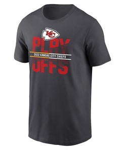 Kansas City Chiefs 2022 NFL Playoffs Iconic T-Shirt - Anthracite