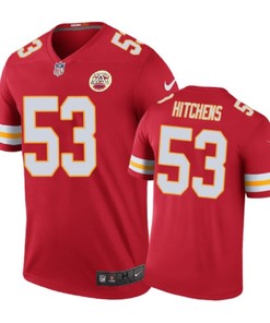Kansas City Chiefs #53 Anthony Hitchens Nike Color Rush Red Jersey