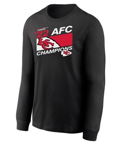 Kansas City Chiefs AFC Champions Iconic Black Men Sweatshirt