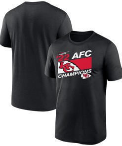Kansas City Chiefs AFC Champions Iconic Black Men T-Shirt