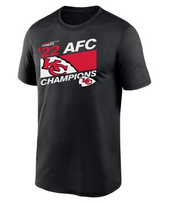 Kansas City Chiefs AFC Champions Iconic Black Men T-Shirt