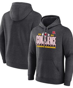 Kansas City Chiefs AFC Conference Champions Chiefs Kingdom Black Pullover Hoodie