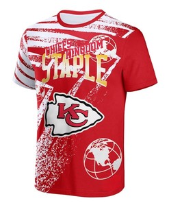 Kansas City Chiefs All Over Print T-Shirt - Red