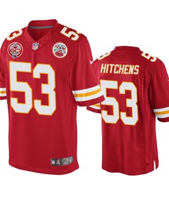 Kansas City Chiefs Anthony Hitchens Red 60th Anniversary Game Jersey