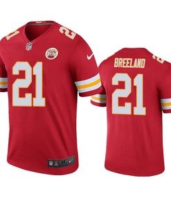 Kansas City Chiefs Bashaud Breeland Red Color Rush Legend Jersey