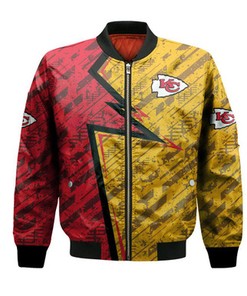 Kansas City Chiefs Bomber Abstract Pattern Sport- NFL