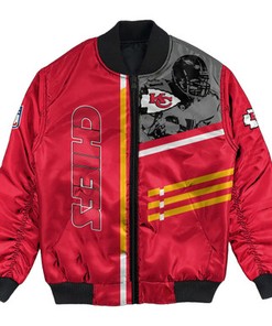 Kansas City Chiefs Bomber Jacket Personalized Football For Fan- NFL