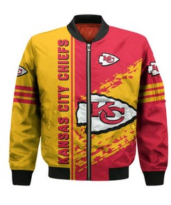 Kansas City Chiefs Bomber Jacket Quarter Style - NFL