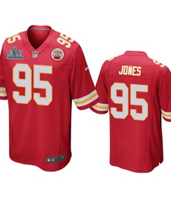 Kansas City Chiefs Chris Jones Red Super Bowl Liv Game Jersey