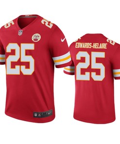 Kansas City Chiefs Clyde Edwards-helaire Red Color Rush Legend Jersey - Mens