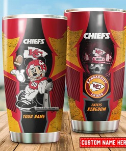 Kansas City Chiefs Custom Name Tumbler Gift for Fans