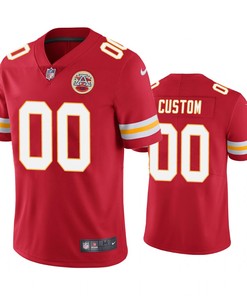 Kansas City Chiefs Custom Red Nike Color Rush Limited Jersey