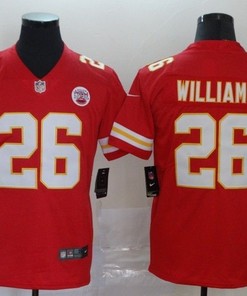 Kansas City Chiefs Damien Williams #26 Nfl 2020 Red Jersey