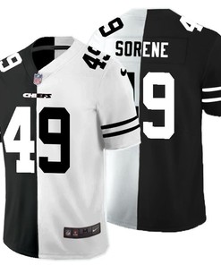Kansas City Chiefs Daniel Sorensen #49 Nfl 2020 Black And White Jersey