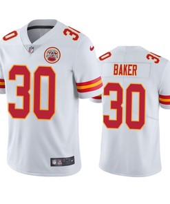 Kansas City Chiefs Deandre Baker 30 White Vapor Limited Jersey