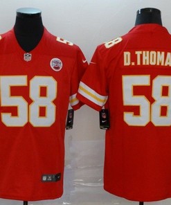 Kansas City Chiefs Derrick Thomas #58 Nfl 2020 Orange Jersey
