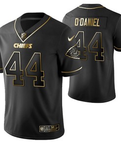 Kansas City Chiefs Dorian Odaniel 44 2021 Nfl Golden Brandedition Black Jersey Gift For Chiefs Fans