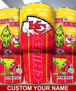 Kansas City Chiefs Engraved Tumbler for NFL Fans
