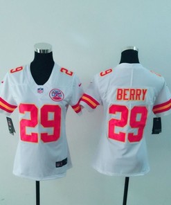 Kansas City Chiefs Eric Berry #29 Nfl 2020 White Womens Jersey