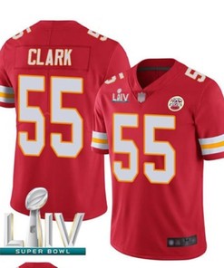 Kansas City Chiefs Frank Clark #55 Nfl Red Jersey Jersey