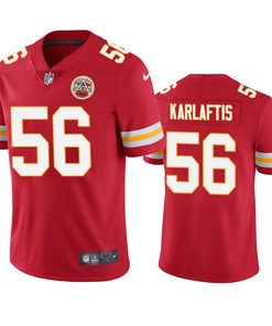 Kansas City Chiefs George Karlaftis Red 2022 Draft Vapor Limited Jersey