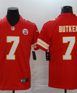 Kansas City Chiefs Harrison Butker #7 Nfl 2020 Red Orange Jersey