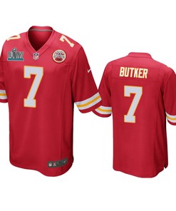 Kansas City Chiefs Harrison Butker Red Super Bowl Liv Game Jersey