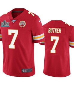 Kansas City Chiefs Harrison Butker Red Super Bowl Liv Vapor Limited Jersey
