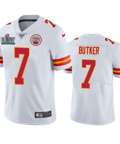 Kansas City Chiefs Harrison Butker White Super Bowl Liv Vapor Limited Jersey