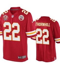 Kansas City Chiefs Juan Thornhill Red 60th Anniversary Game Jersey