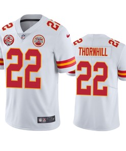 Kansas City Chiefs Juan Thornhill White 60th Anniversary Vapor Limited Jersey