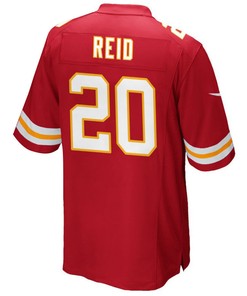 Kansas City Chiefs Justin Reid 20 Game Player Jersey - Red Jersey