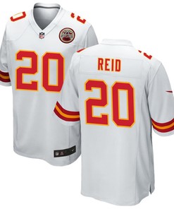 Kansas City Chiefs Justin Reid 20 Game Player Jersey - White Jersey