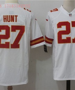 Kansas City Chiefs Kareem Hunt #27 2020 Nfl White Jersey Jersey