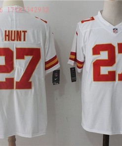 Kansas City Chiefs Kareem Hunt #27 2020 Nfl White Jersey Jersey