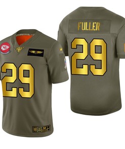 Kansas City Chiefs Kendall Fuller 2019 Salute To Service Nfl 100 Mens Jersey Metallic