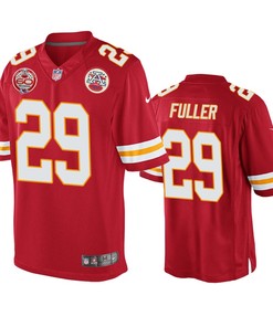 Kansas City Chiefs Kendall Fuller Red 60th Anniversary Game Jersey