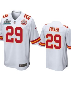 Kansas City Chiefs Kendall Fuller White Super Bowl Liv Game Jersey