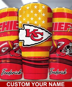 Kansas City Chiefs Limited Edition Custom Name Tumbler - Personalized Gift, Collector's Item