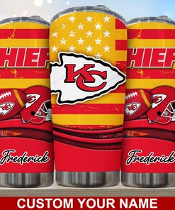 Kansas City Chiefs Limited Edition Custom Name Tumbler - Personalized Gift, Collector's Item