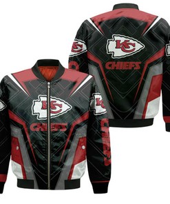 Kansas City Chiefs Logo For Fan 3D Jersey Bomber Jacket