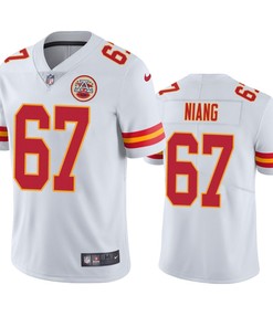 Kansas City Chiefs Lucas Niang White Vapor Limited Jersey