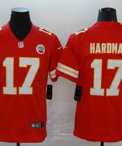 Kansas City Chiefs Mecole Hardman #17 Nfl 2020 Red Orange Jersey