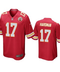 Kansas City Chiefs Mecole Hardman 2019 Nfl Draft Red Game Jersey