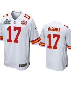 Kansas City Chiefs Mecole Hardman White Super Bowl Liv Game Jersey