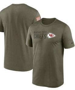 Kansas City Chiefs Men 2022 Salute to Service Legend Team T-Shirt - Olive