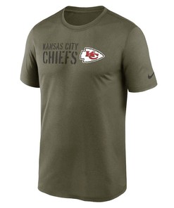 Kansas City Chiefs Men 2022 Salute to Service Legend Team T-Shirt - Olive