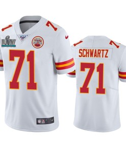 Kansas City Chiefs Mitchell Schwartz White Super Bowl Liv Vapor Limited Jersey